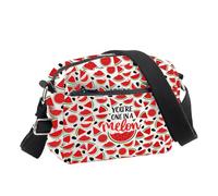 PLITI Watermelon Love Gift You Are One In A Melon - Bolsa cruzada para amantes de la fruta, Uno en melón Cbu, 24.5*8*18 cm