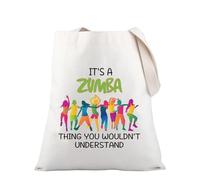 PLITI Zumba Gift Dance Gift Dance Fitness Gifts It's A Zumba Thing You Wouldn't Understand Bolsa de mano para los amantes de la zumba, Entiende Zumba Tgu