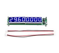 PLJ-8LED-H RF Pantalla LED Señal Digital Contador de Frecuencia Cimómetro Probador Módulos de Medición de Frecuencia para Pruebas de Laboratorio Inspección de Equipos de (Fuente retroiluminada azul)