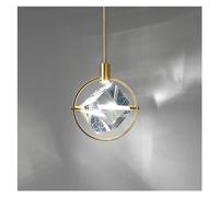 PLJKIHED Modernas Luces Colgantes de Cristal K9 para Dormitorio, Sala de Estar, Bar, Pasillo, Restaurante, LED, Isla de Cocina, lámparas Colgantes, iluminación de Pared Elegante Stabilize