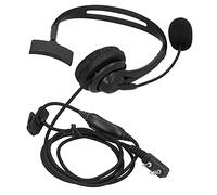 PLKYZMCDK K - Auricular para walkie-talkie con micrófono para función VOX, auricular unilateral compatible con KPG27D TH - D7 TK - 208, brazo de micrófono giratorio de 330°