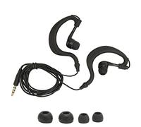 PLKYZMCDK Over Ear Wired Earbuds, Wired Sports Earbuds with Mic, Waterproof Noise Canceling 3.5mm Plug and Play Earphones with Multiple Silicone Ear Covers for Running Gym Outdoor Use