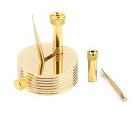 PLKYZMCDK Soporte de apoyo para muelle espiral, soporte para rueda de balance de reloj para la calibración del movimiento, herramienta profesional de reparación de relojes con construcción m