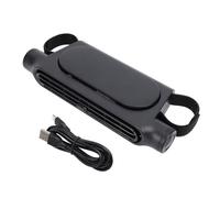 PLKYZMCDK Ventilador de enfriamiento para asientos de coche, ventilador sin aspas para reposacabezas con USB y 3 velocidades, flujo de aire silencioso ajustable para los asientos delanteros (Negra)