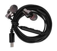 PLKYZMCDK Wired Earphone with Microphone, Type C Headphones with Noise Isolation and In Line Volume Control, 1.2m PVC Cable Wired Earbuds for Smartphones PCs and Tablets with USB Type C Port