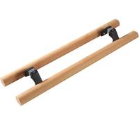 PLLJIAXUAMCLNL Moderno Granero Puerta Manija Set, Madera H Forma Manija para Interior/Exterior Puerta Delantera, Comercial Pesado Deslizamiento Puerta de Granero Hardware (Style3 80cm/32in)
