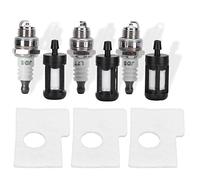 PLLO Kit de Bujía de Filtro de Combustible de Aire para Motosierra STIHL MS180 MS170 018 017 MS 180 170, Piezas de Repuesto de Motosierra, Filtro de Aire + Filtro de Combustible + Bujía