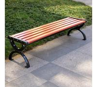 Pllrbvshs Backless Stainless Steel Park Benches for Outside, Metal Outdoor Waterproof Garden Thin Bench, Modern Shoe-Changing/Dining Stools for Patio, Porch, Commercial Use.(Clr2,120cm/47.2in)