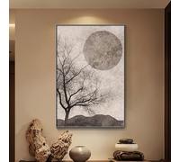 Pllrbvshs Cubierta Decorativa para Panel eléctrico con Puerta corredera, Marco de aleación de Aluminio, Panel artístico de Cristal, decoración de Pared para Sala y Comedor.(57,23.6x31.5in,Right)