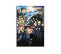 PLMISSD Póster de anime Detective Conan 17 - Póster decorativo de lienzo para pared e impresión artística moderna para dormitorio familiar, 40 x 60 cm