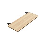 PLMNBQWE Bandeja ergonómica Ajustable para Teclado Debajo del Escritorio. Ahorra Espacio. Soporte de Teclado con Abrazadera para el hogar y la Oficina. Sin Tornillos.