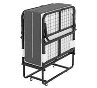 PLMNBQWE Cama Plegable con colchón, sofá Cama portátil con colchón de Espuma viscoelástica de 5 Pulgadas y Bolsa de Almacenamiento de Tela para Sala de Estar