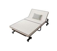 PLMNBQWE Cama Plegable Individual Gruesa de látex para Hotel, Cama supletoria Temporal, para Oficina, Descanso para el Almuerzo