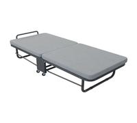 PLMNBQWE Cama Plegable Individual para Oficina, Almuerzo, Siesta, reclinable para el hogar, Camas para Adultos