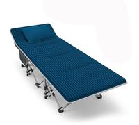 PLMNBQWE Cama Plegable para Acampar, portátil y compacta, Ideal para Viajes al Aire Libre, Campamento Base, montañismo y Camping.