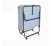 PLMNBQWE Cuna Plegable Ligera con colchón de 78 x 190 cm, Cama Plegable portátil con Estructura Robusta