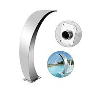 PLMNBQWE Fuentes de Piscina, SPA, baño, Cascada, jardín, Paisaje, Fuente, Cascada, Salida para Piscinas enterradas, Estanque al Aire Libre, jardín, Regalo, decoración