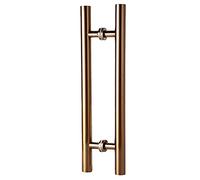 PLMNBQWE Manijas de Puerta Juego de manijas para Puertas corredizas de Vidrio, manijas de Acero Inoxidable, incluidos Accesorios ()