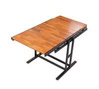 PLMNBQWE Mesa de Comedor Extensible, Estante Multifuncional 2 en 1, estantería telescópica deformada, Mesa de conversión Que Ahorra Espacio, Mesa Plegable, Conveniente