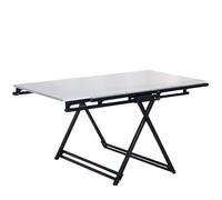 PLMNBQWE Mesa de Comedor Extensible, Mesa Plegable Multifuncional, estantería de Madera Plegable de Varias Capas, Estante de Almacenamiento Que Ahorra Espacio, para balcón, Comedor