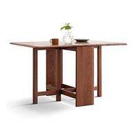 PLMNBQWE Mesa Plegable Que Ahorra Espacio, Mesa de Comedor de Hojas abatibles de Roble, Mesa de Cocina Rectangular de Madera Maciza, Tres Formas de Mesa Plegable para la Cocina del hogar,
