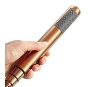 PLMNBQWE Rose Gold Handheld Shower Head Set High Pressure Handheld Shower Sprayer, Universal Brass Handheld Showerhead Set with 1.5M Stainless Steel