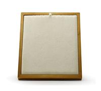 PLMNBQWE Soporte para Joyas de Madera Maciza, Expositor de Collares, tapete Suave de Microfibra, Expositor de múltiples Joyas, Organizador de Collares, Pulseras y Cadenas.