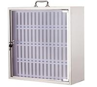 PLMNBQWE Taquilla para teléfono con cerradura y llaves con asa y tabla de seguridad, caja de almacenamiento para muebles de cocina, cerradura de aula, mesa de oficina, almacenamiento de 24 ranuras