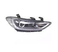 PLMNHSS Faro Principal Para Hyundai Para Elantra 2016-2018 Conjunto Faros Delanteros Automóvil Luz Circulación Diurna Automáticos Conjunto Luces Automóvil Completo(With LED-Right)