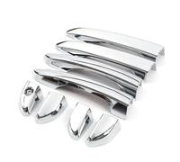 PLMNHSS izquierdo Maneta Puerta Para Hyundai Para Tucson 2015 2016 2017 2018 2019 2020 Cubierta Manija Puerta Exterior Coche Pegatina Moldura Embellecedora(Normal Silver)