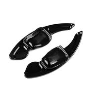 PLMNHSS Paleta De Cambio De Volante Para Asiento Para Leon 2005-2012 Estilo De Fibra Carbono ABS Cubierta Embellecedora Palanca Cambios Para Volante Coche