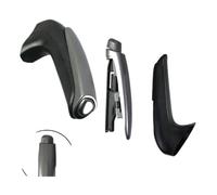 PLMNHSS Pomo palanca cambios Para Civic 2006-2011 Perilla De Palanca Cambios Coche Cubierta Manija Freno Gris/fibra Carbono(Brake Handle Cover 1)