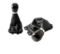 PLMNHSS Pomo palanca cambios Para Focus 3 MK3 1,6 2012-2014 Perilla De Cambio Marchas Con Cubierta Antipolvo Manual Coche(Black 5 Speed)