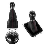 PLMNHSS Pomo palanca cambios Para Golf 7 MK7 Accesorios Manuales Pieza Interior De 5/6 Velocidades Perilla Palanca Cambios Cubierta Para Maletero Antipolvo(6 Speed Suit)