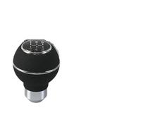 PLMNHSS Pomo palanca cambios Para M8 M10 M11 M12 Universal 5 Velocidades Cuero Y Aluminio Perilla De Palanca Cambios Coche Nivel Engranaje Cabezal Cambio