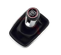 PLMNHSS Pomo palanca cambios Para Mk4 Para Golf Para GTI R32 1999-2005 Para Jetta Para Bora 1999-2004 5/6 Palanca De Cambio Velocidad Con Cubierta Antipolvo(Red 6 speed)