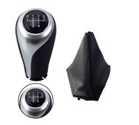PLMNHSS Pomo palanca cambios Para Serie 3 F30 F31 F32 F33 F34 F35 Piezas Internas Cubierta Antipolvo 5/6 Velocidad Manual Perilla Palanca Cambios Coche(5 speed suit)