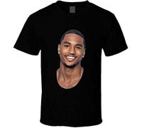 PLNSSCS Cotton Trey Songz Trigga R&B T-Tshirts Camisetas y Tops(Small)