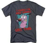 PLNSSCS Courage Cowardly Dog I Know I'm Not Like This T-Tshirts Camisetas y Tops(Large)