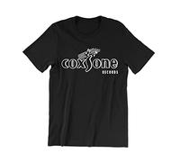 PLNSSCS Coxsone Records T-Tshirts Camisetas y Tops - Record Label - Reggae Dub Roots Studio One Ska Music Black(XX-Large)