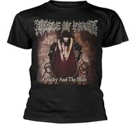 PLNSSCS Cradle of Filth Cruelty and The Beast T Tshirts Camisetas y Tops Damen Kurzarm(X-Large)