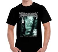 PLNSSCS Cradle of Filth Dusk and Her Embrace Men T-Tshirts Camisetas y Tops Metal Band Top Black(Small)