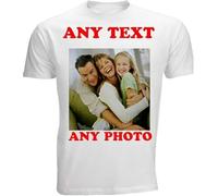 PLNSSCS Create Your Own Custom Personalised Mens Kids T Tshirts Camisetas y Tops Any Photo, Any Text, White T Tshirts Camisetas y topss(XX-Large)