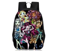 PLNVNVP Monster Mochilas Escolares, 3D Estampado Mochila, Mochila Escolar de Dibujos Animados Bolsa Escolar de Gran Capacidad para Niños Que Viajan Escuela Camping (40 x 30 x 13 cm)