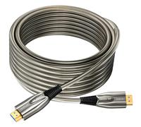 Ploiwue Cables HDMI de fibra óptica de 1 m, 8 K, 48 Gbps, con revestimiento de armadura de metal, cable HDMI 2.1 de ultra alta velocidad, 8K a 60 Hz, 4K a 120 Hz, compatible con PlayStation 5 PC HDTV