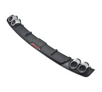 PLOKIJUH Difusor Alerón Parachoques Trasero Coche para Renault Talisman GrandTour Wagon 2016-2022,Spoilers Labios Chasis Divisor Labio Antichoque Decoración Accesorios,A1-Black