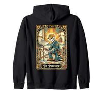 Plomero Plomería Tarot Reparadores de Cartas Experto en Instaladores de Tuberías Sudadera con Capucha