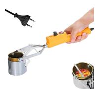 Plomo Melting Pot, Lata Melting Pot, Temperatura ajustable a 450 herramientas de soldadura de estaño Mano Eléctrico Plomo Fusión Soldador para la pesca Peso Moldes Metal Colgantes DIY Artesanías,350w