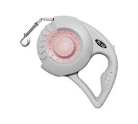 Plomo retráctil para perros - Antideslizante - Mango suave | Correa de senderismo para mascotas con un mango antideslizante, cuerda de nailon fuerte, freno con una mano para perros medianos y grandes