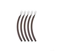 Plomos de arrastre con sonajero de acero, pesas de arrastre deslizantes que hacen ruido, alternativas con revestimiento de goma, rebotadores inferiores antienganches para agua dulce, 5 unidades (2